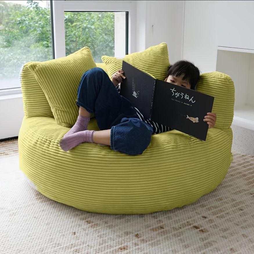 The 46.65-Inch Length Offers a Warm And Inviting Sensation. This Healing-Style Sofa Is Soft, Comfy, And Resistant to Dirt, Featuring a Natural Color (Grey)