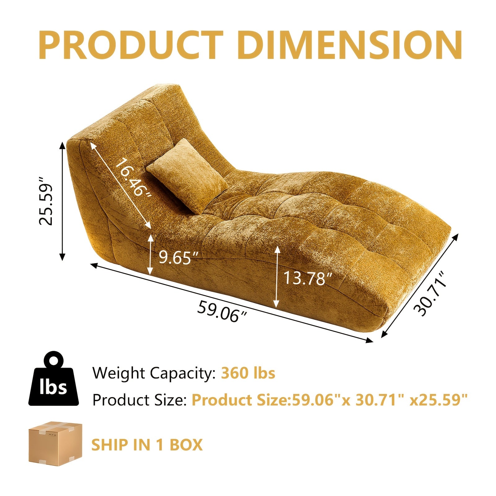 Single Sofa Seat, Yoga Sofa, Leisure Sofa, Armless Platform Sofa, Simple Lazy Sofa, Floor Standing Sofa Seat, Indoor Reading And Leisure Integrated Compression Sponge Sofa, No Assembly Required, Suitable for Living Rooms, Bedrooms And Offices