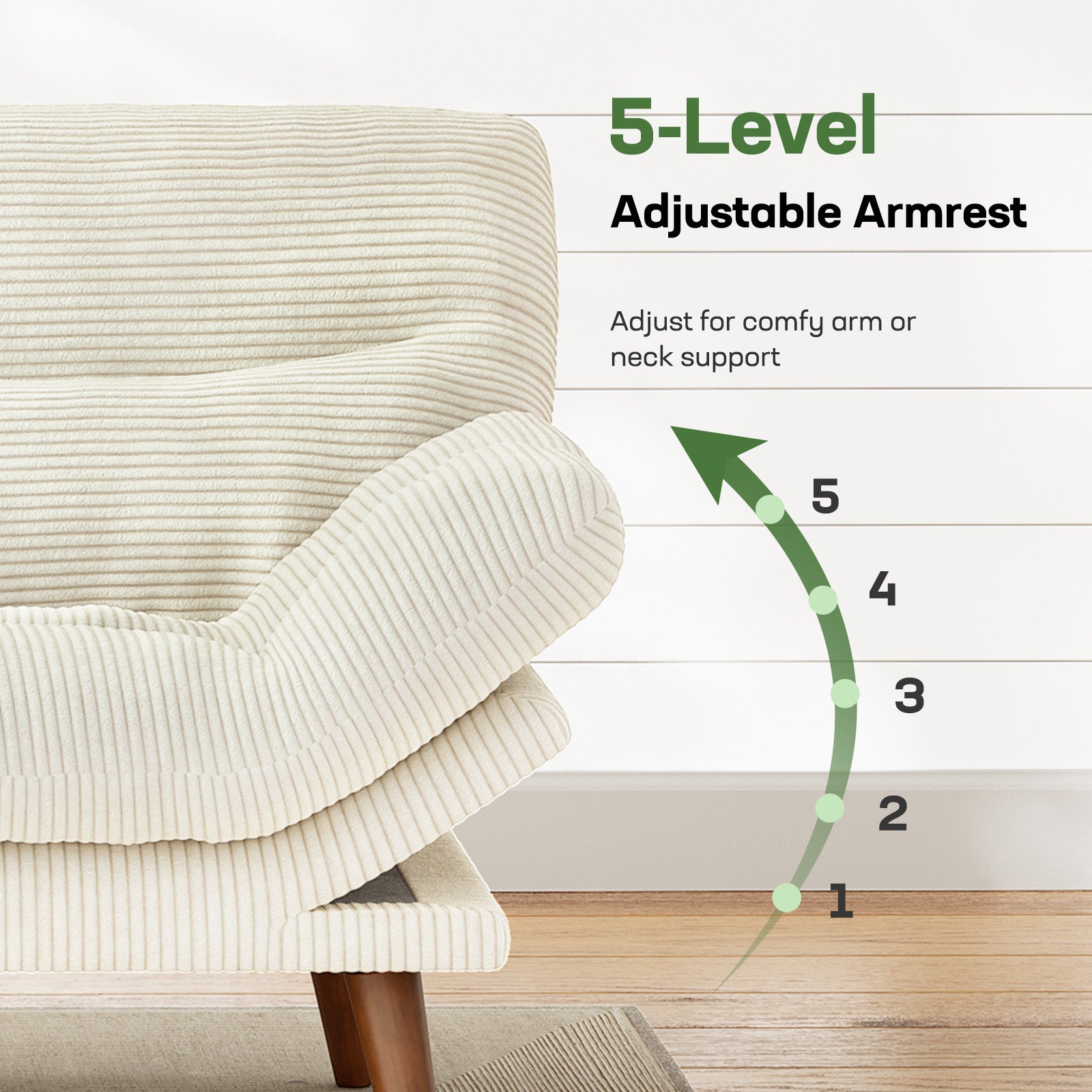 A Sofa Bed with an Adjustable Backrest And Armrests, Measuring 66-75 Inches, Suitable for Living Rooms Or Office Reception Areas, Can Be Converted Into a Space-Saving Sofa Bed