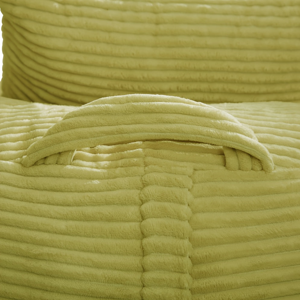 The 46.65-Inch Length Offers a Warm And Inviting Sensation. This Healing-Style Sofa Is Soft, Comfy, And Resistant to Dirt, Featuring a Natural Color (Grey)