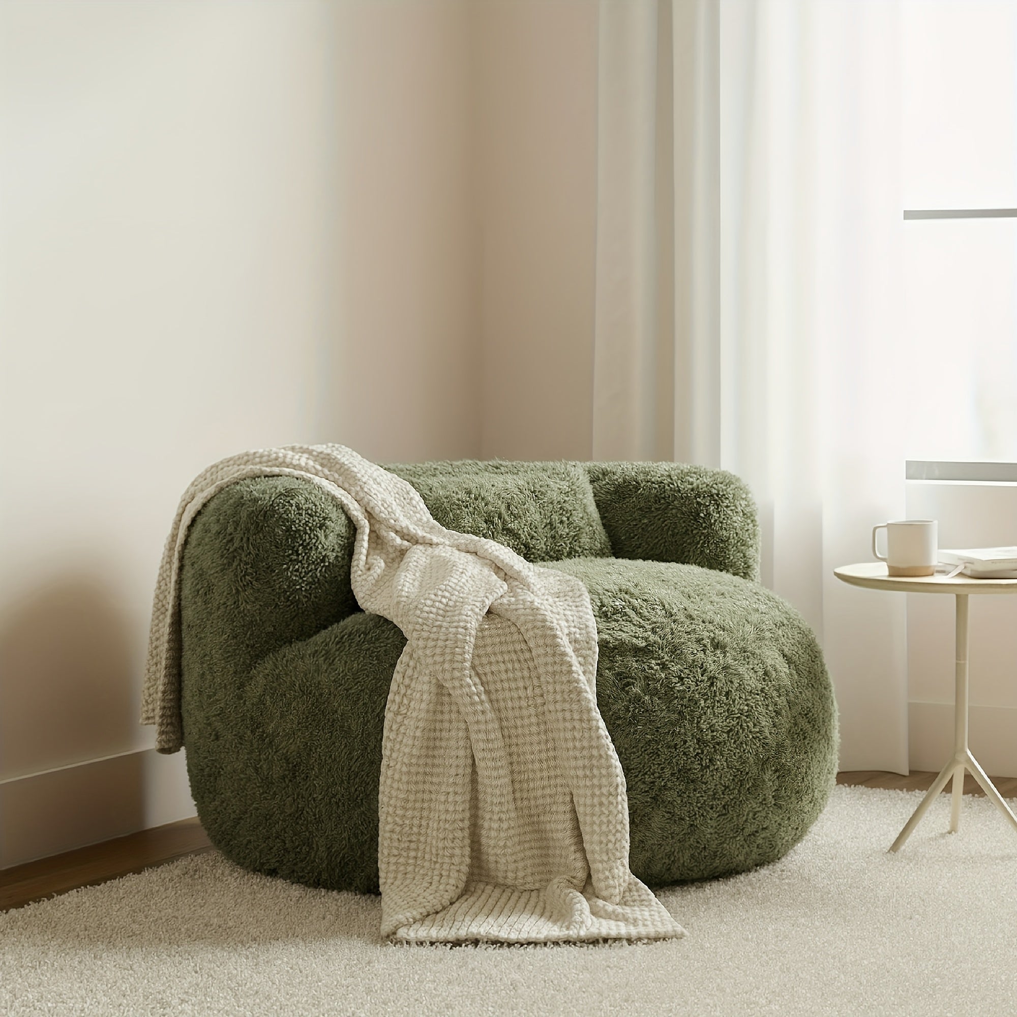 Cozy Compression Couch, Compact Bean Chair for Space Efficiency, Mobile Lounger for Living Area, Visitor Bed, College Room | Perfect Gift Suggestion